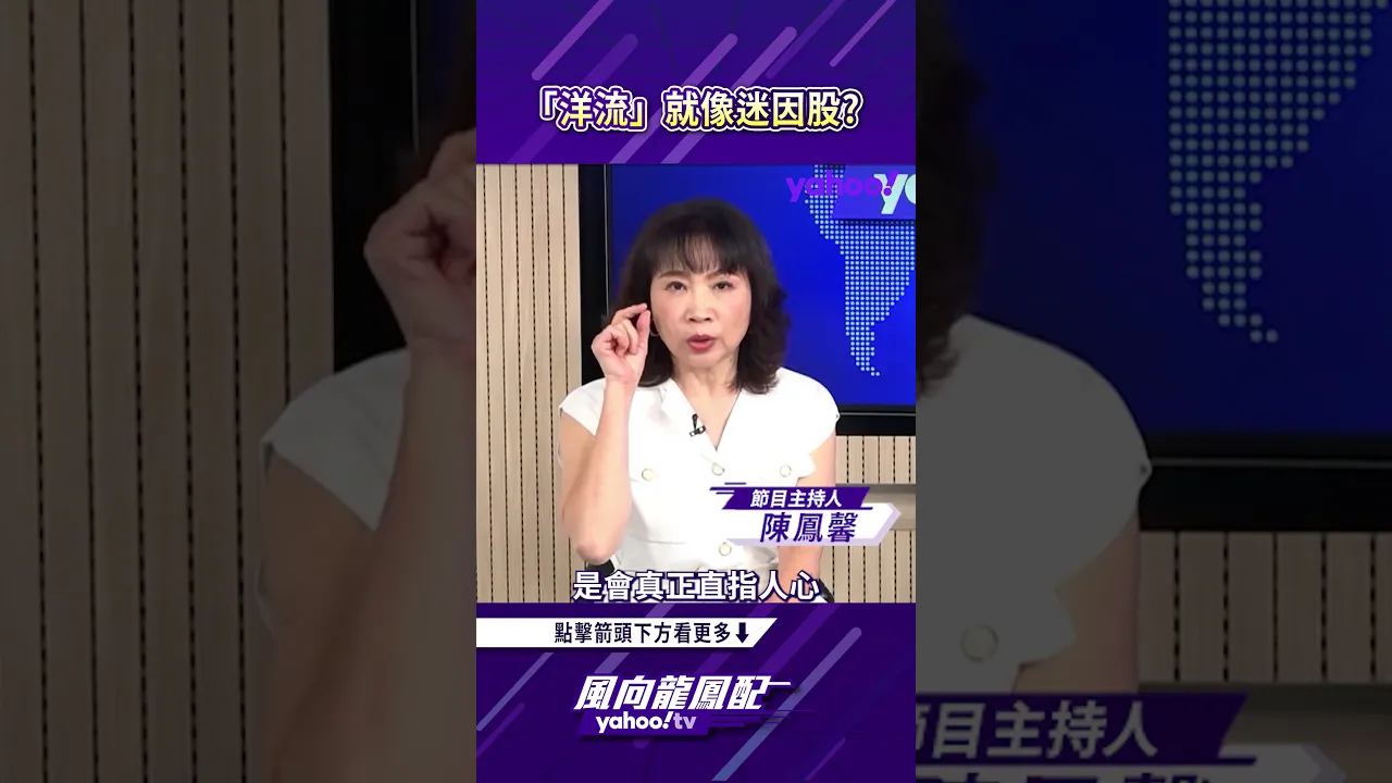 风向龙凤配回顾|「洋流」就像迷因股?陈凤馨这样看