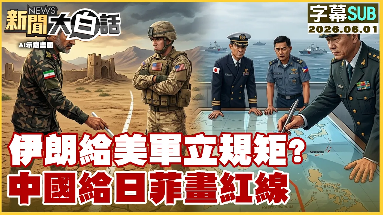 【SUB】伊朗给美军立规矩？中国给日菲画红线【#新闻大白话】20260601 #字幕版 #美军 #伊朗 #中国 #日本 #菲律宾