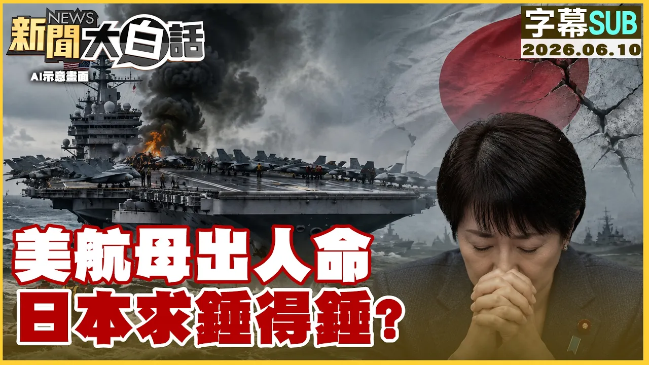 【SUB】美航母出人命 日本求锤得锤？【#新闻大白话】20260610 #字幕版 #美国 #稀土 #日本 #中国