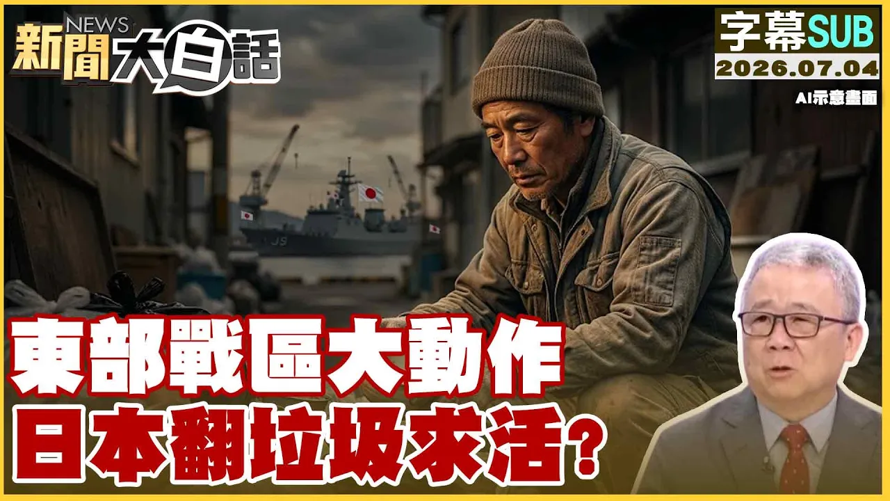 【SUB】东部战区大动作 日本翻垃圾求活?【#新闻大白话】20260705  #字幕版 #东部战区 #日本
