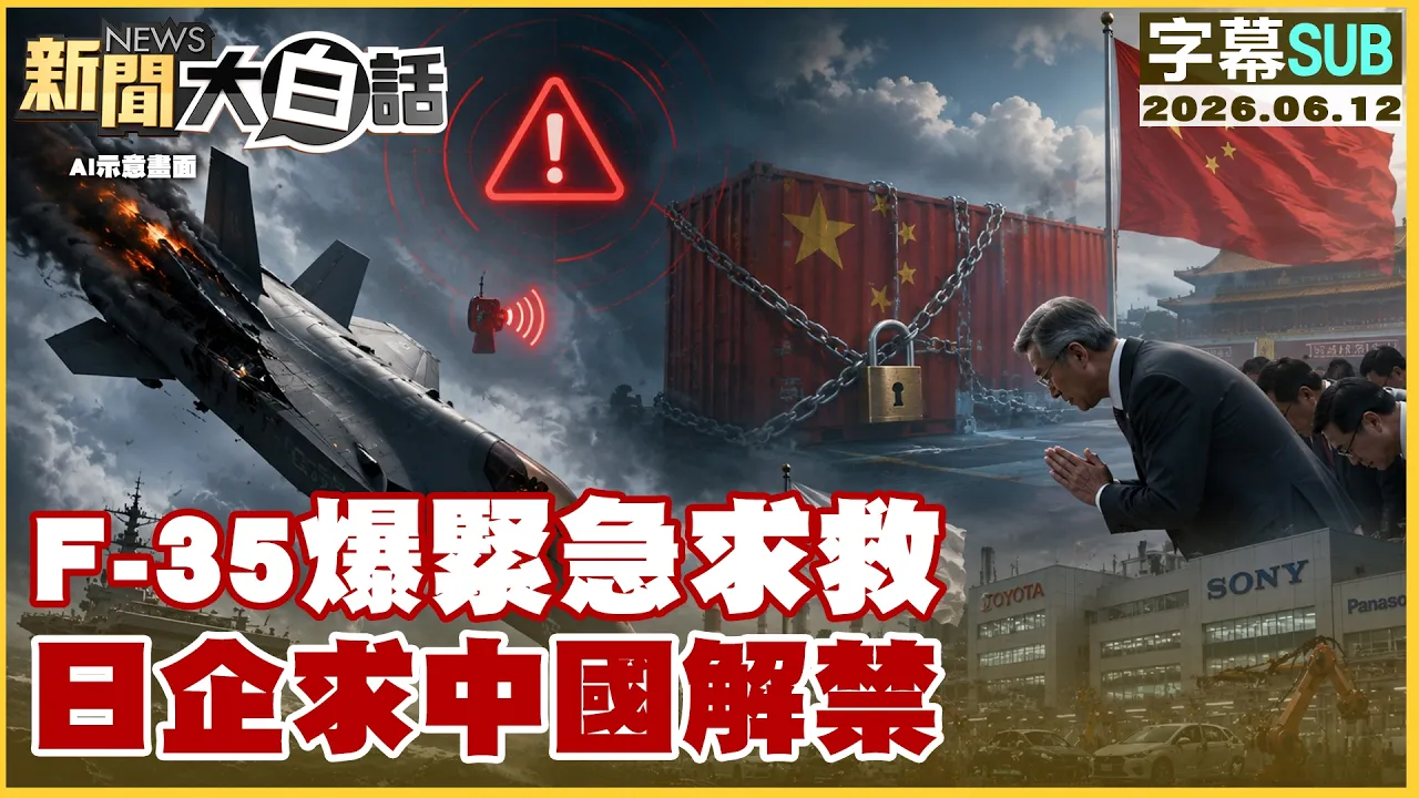 【SUB】F-35爆紧急求救 日企求中国解禁【#新闻大白话】20260612 #字幕版 #F35 #日本 #中国