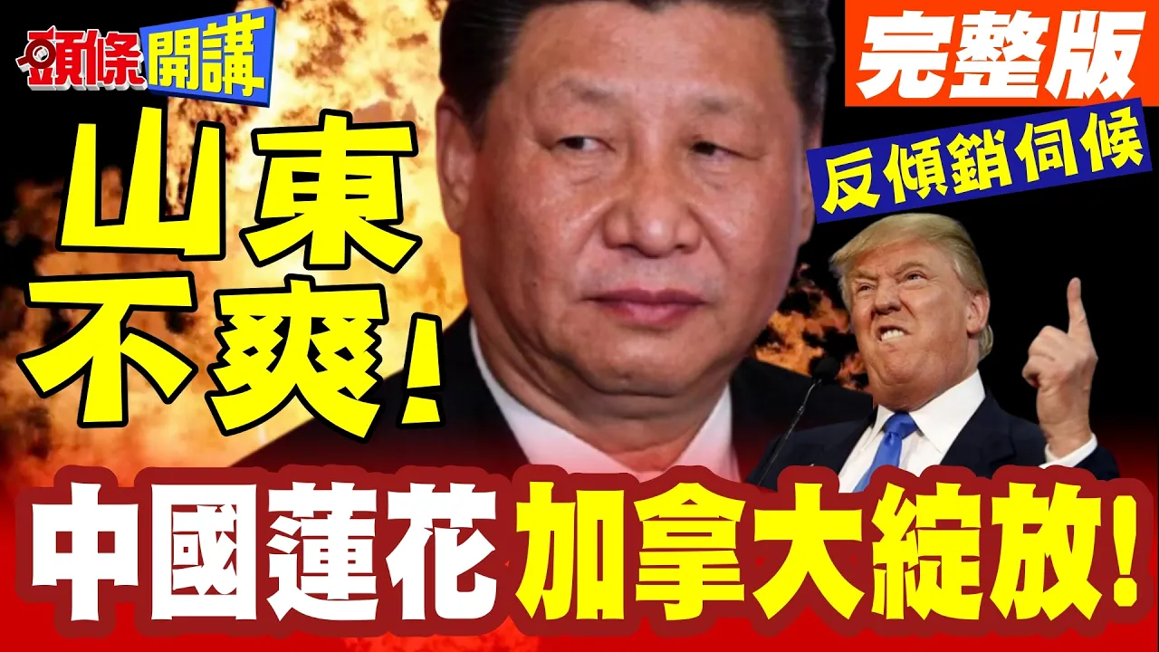 中国莲花加拿大绽放! | 加拿大小豌豆让山东很不高兴!反倾销伺候【头条开讲】完整版 @头条开讲HeadlinesTalk